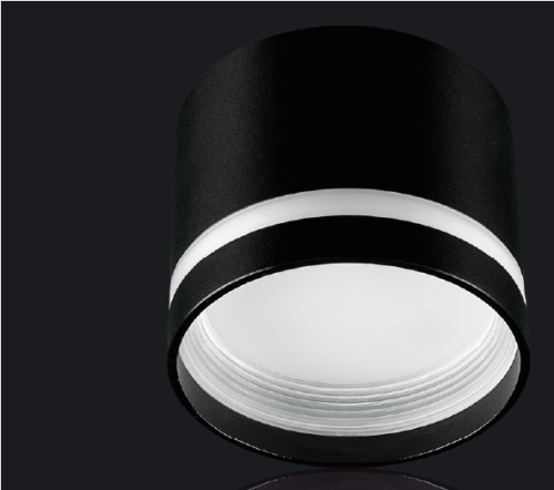 Светильник накладной iSvet GX53 GXL-101 под лампу GX53 220В IP20 Черный с полосой картинка 